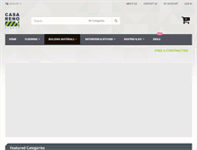 Tablet Screenshot of casarenodirect.com